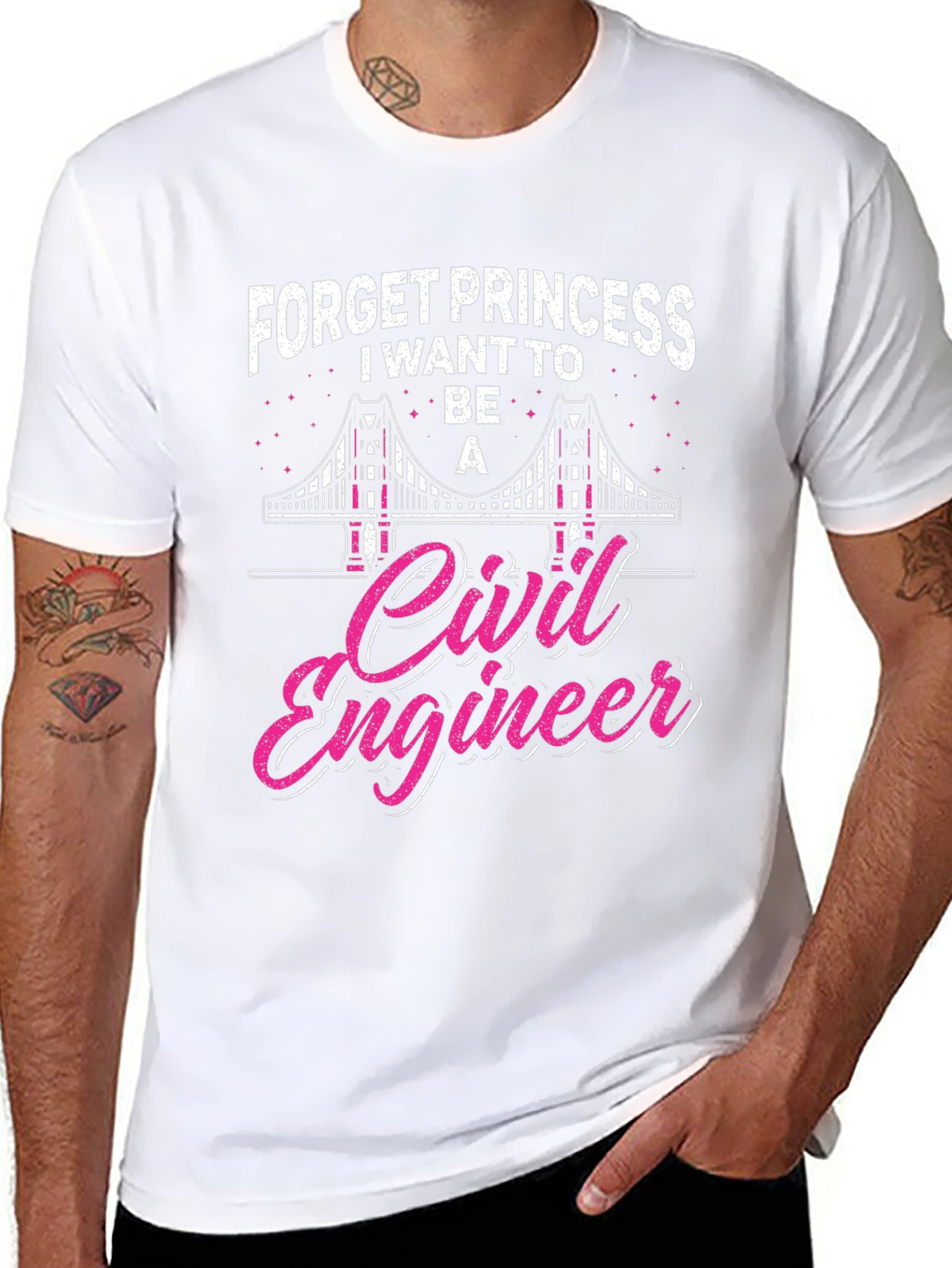 Civil Engineer T-Shirt - Forget Princess
