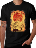 Wake Up & Run T-Shirt - Cave Art Style