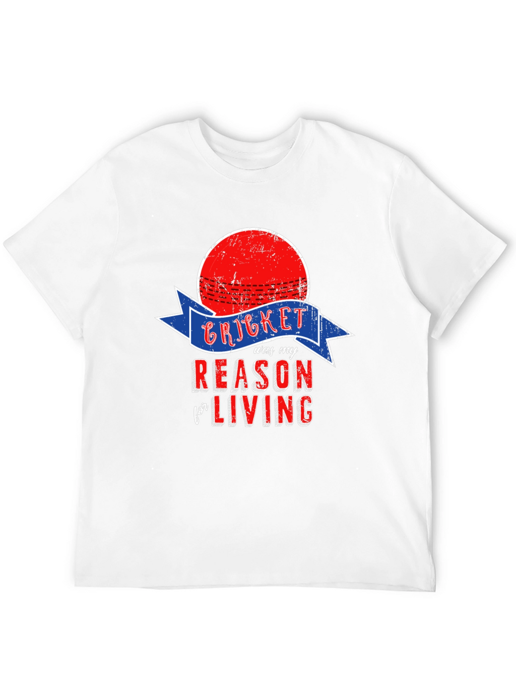 Cricket Reason for Living Black T-Shirt