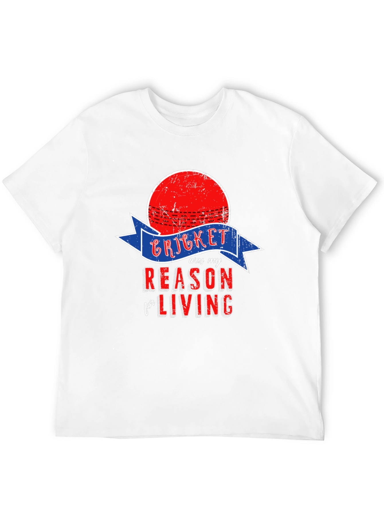 Cricket Reason for Living Black T-Shirt