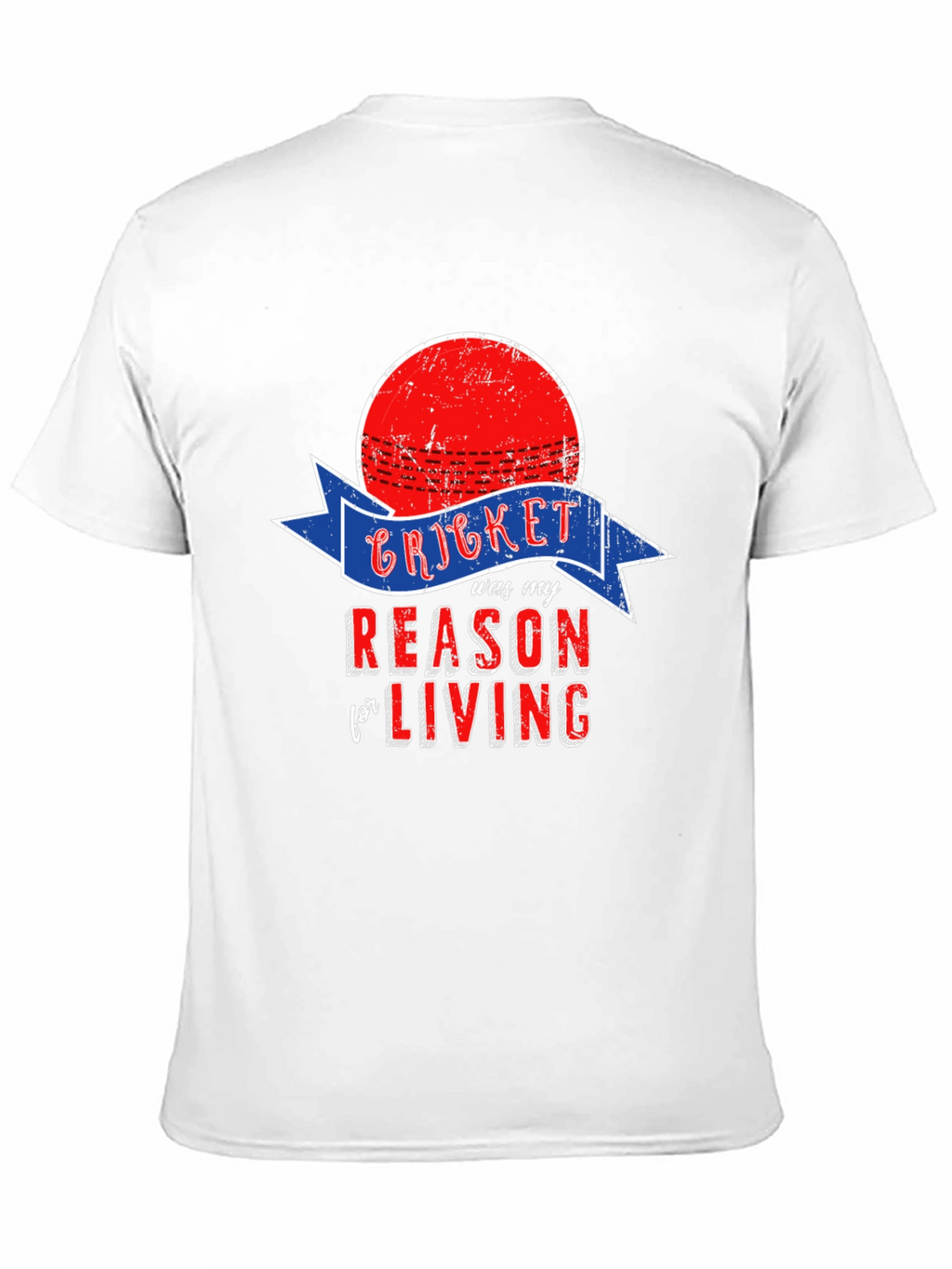Cricket Reason for Living Black T-Shirt