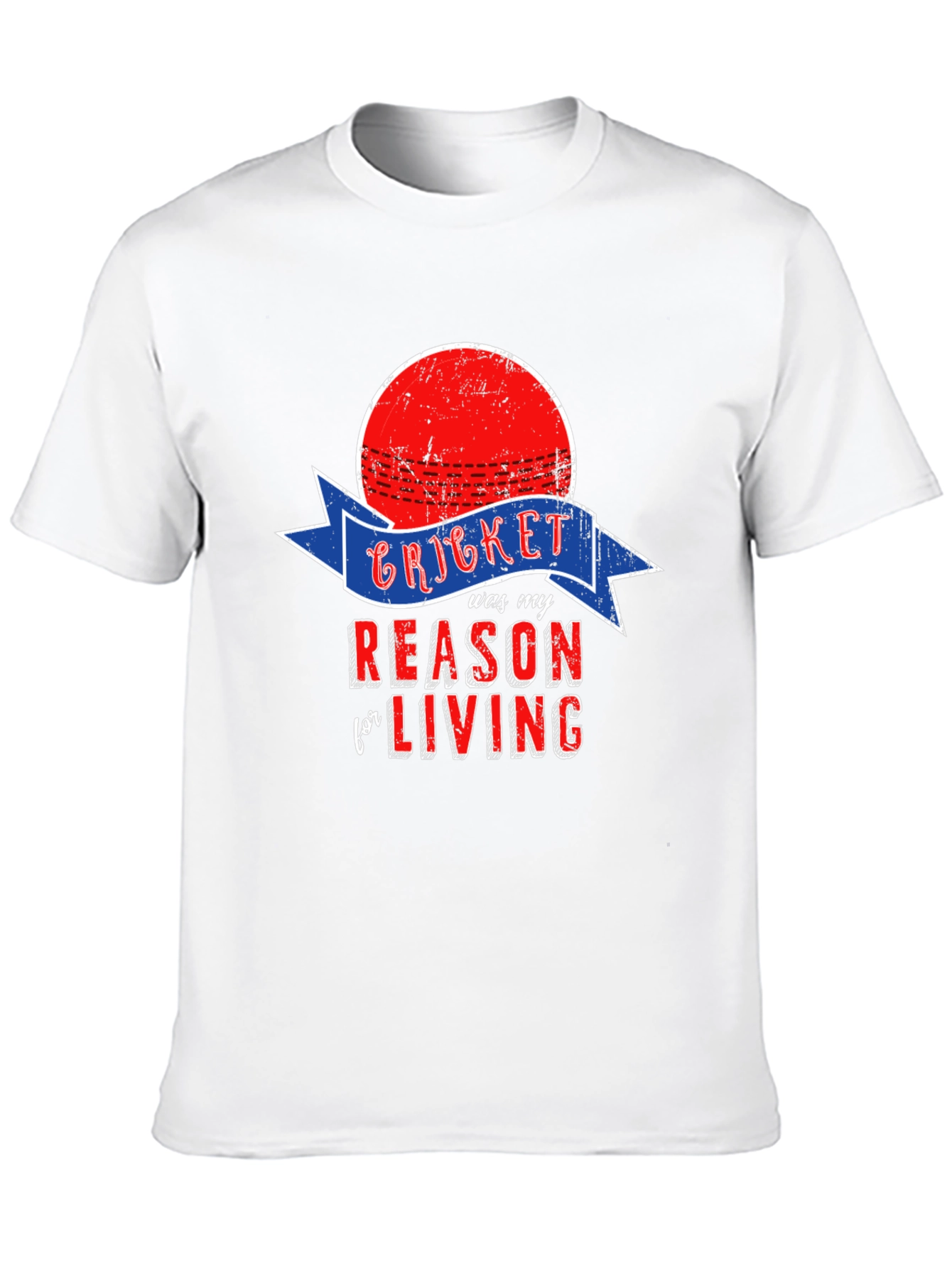 Cricket Reason for Living Black T-Shirt