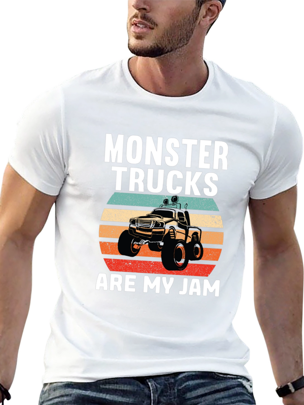 Monster Truck Graphic Tee - Are My Jam Design