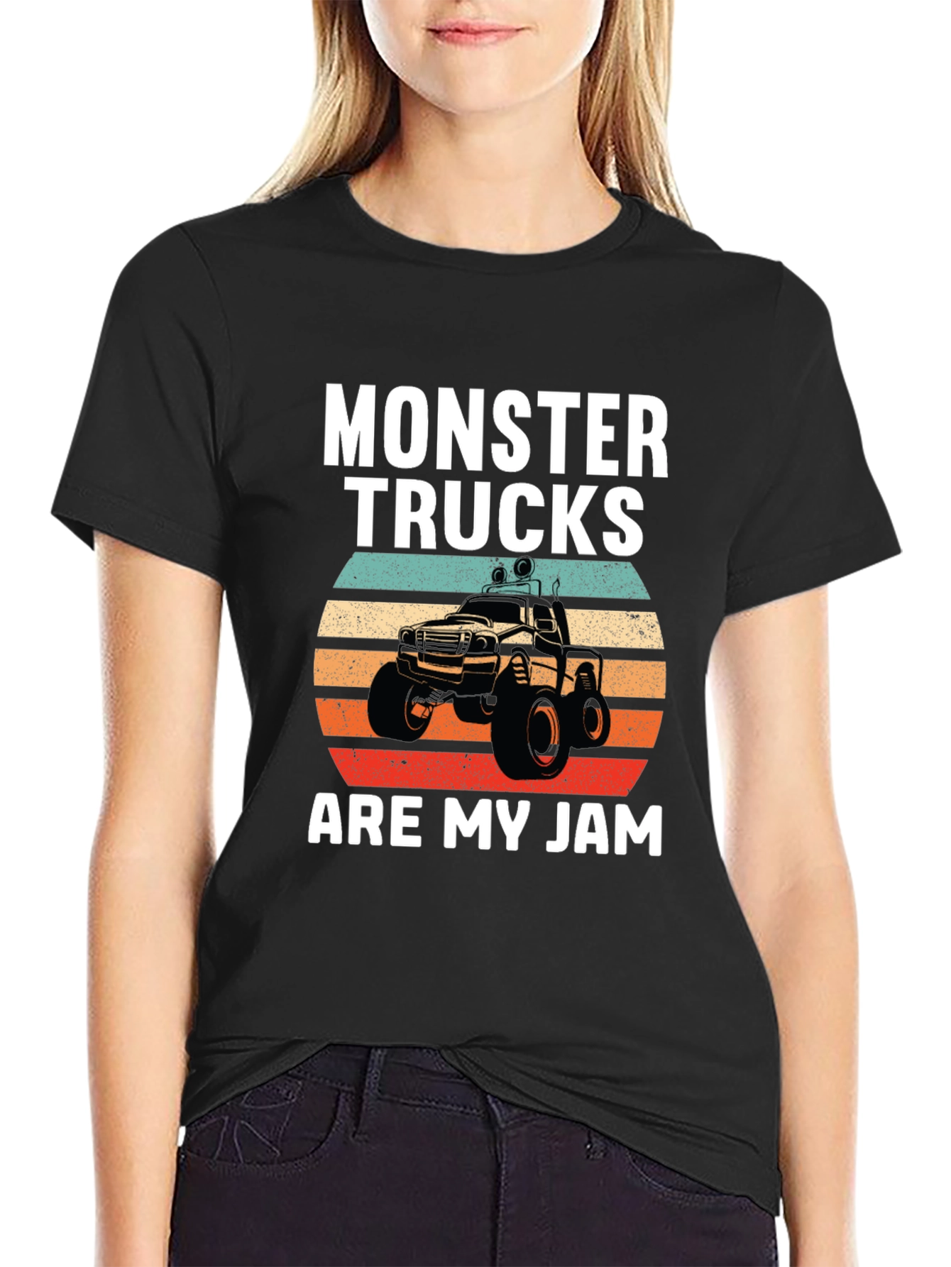 Monster Truck Graphic Tee - Are My Jam Design