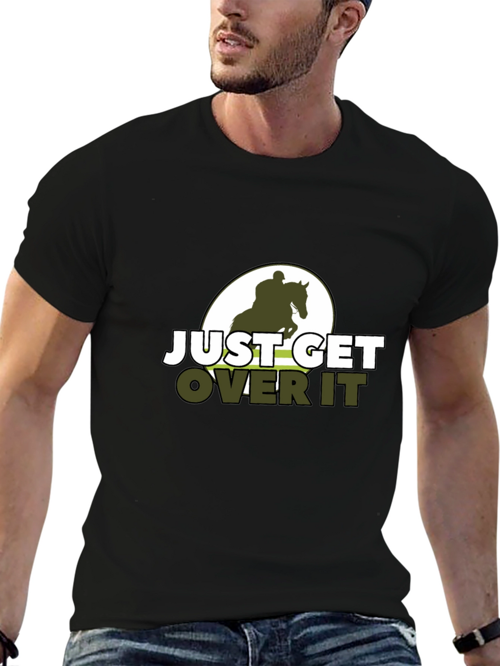 Just Get Over It Horse Riding T-Shirt