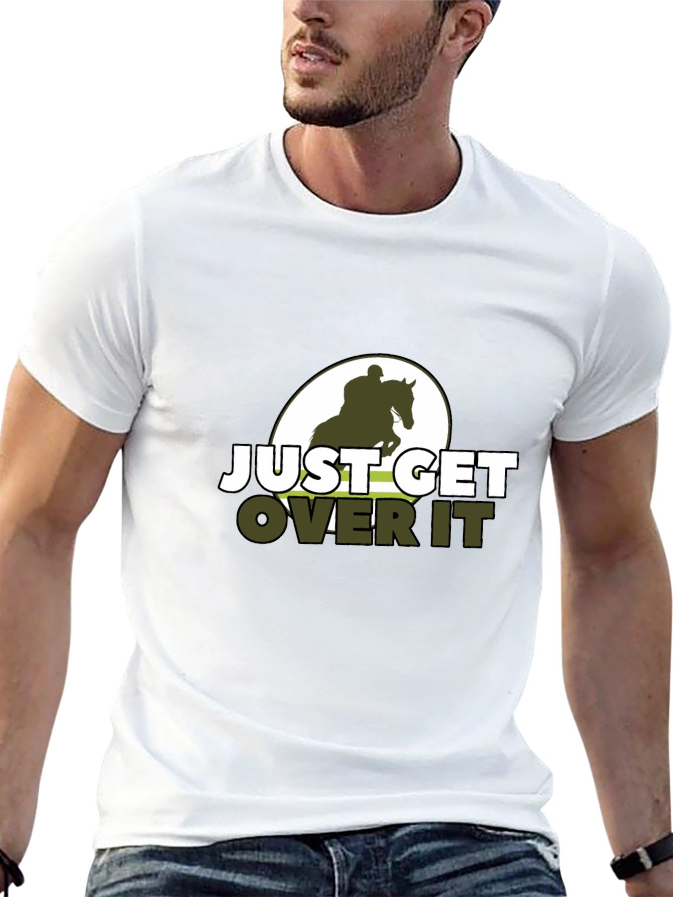 Just Get Over It Horse Riding T-Shirt