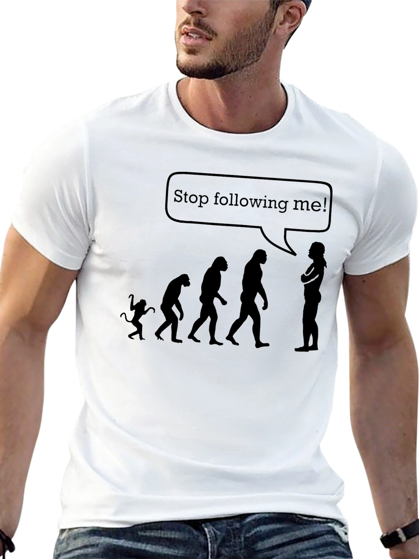 Evolution Stop Following Me T-Shirt