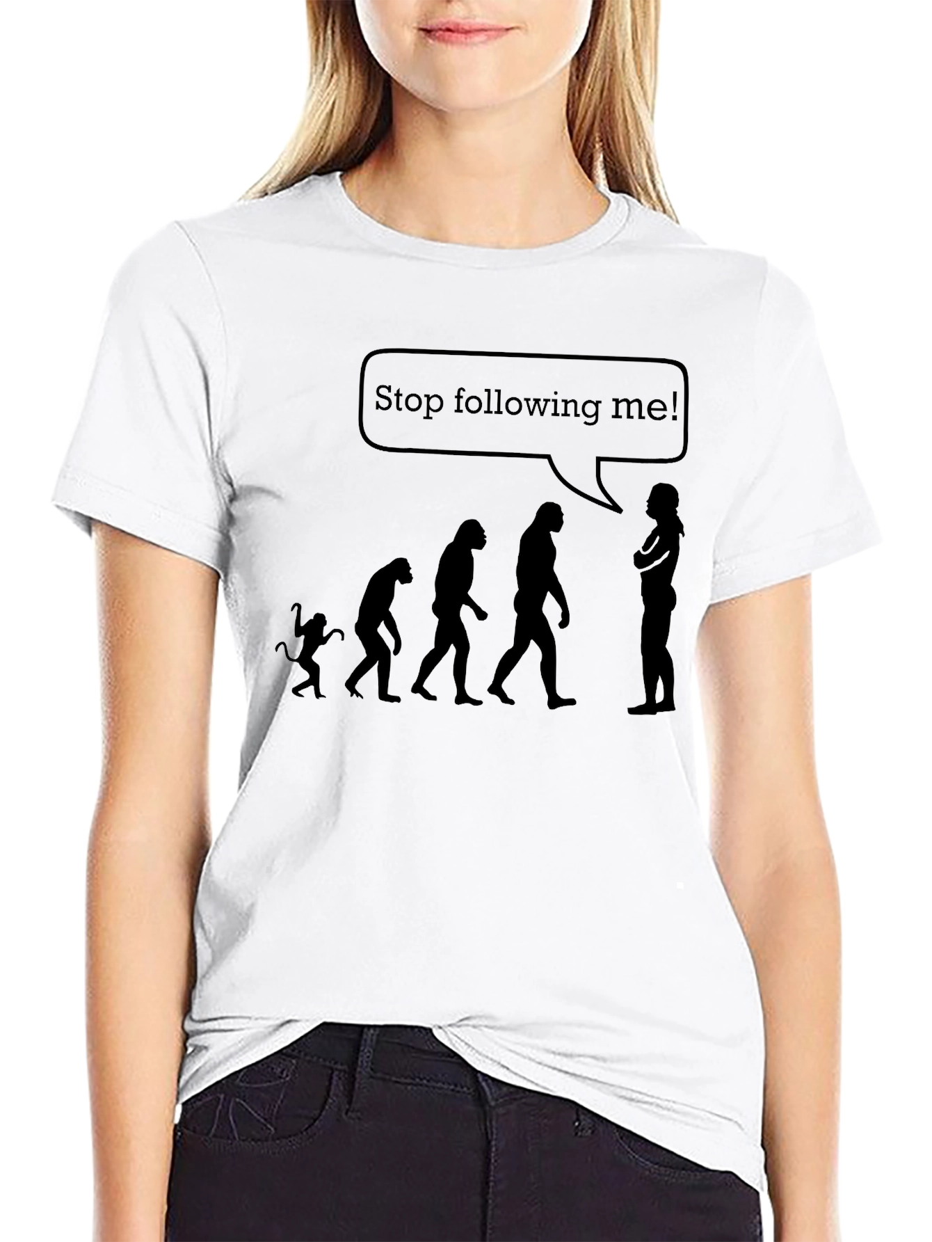 Evolution Stop Following Me T-Shirt