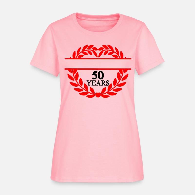 Name banner fifty years, heart laurel wreath
