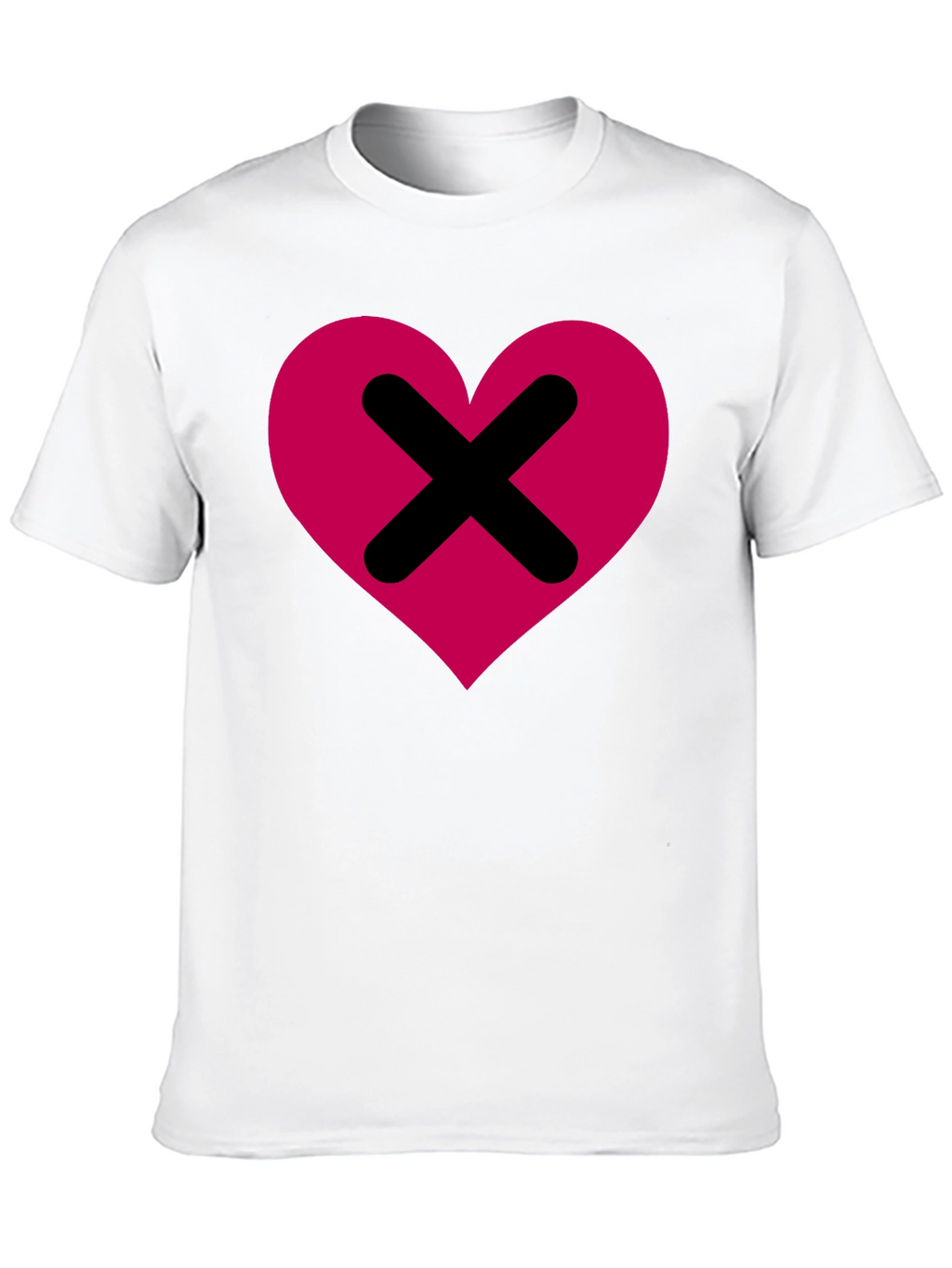 Heart X T-Shirt - Modern Streetwear Graphic Tee