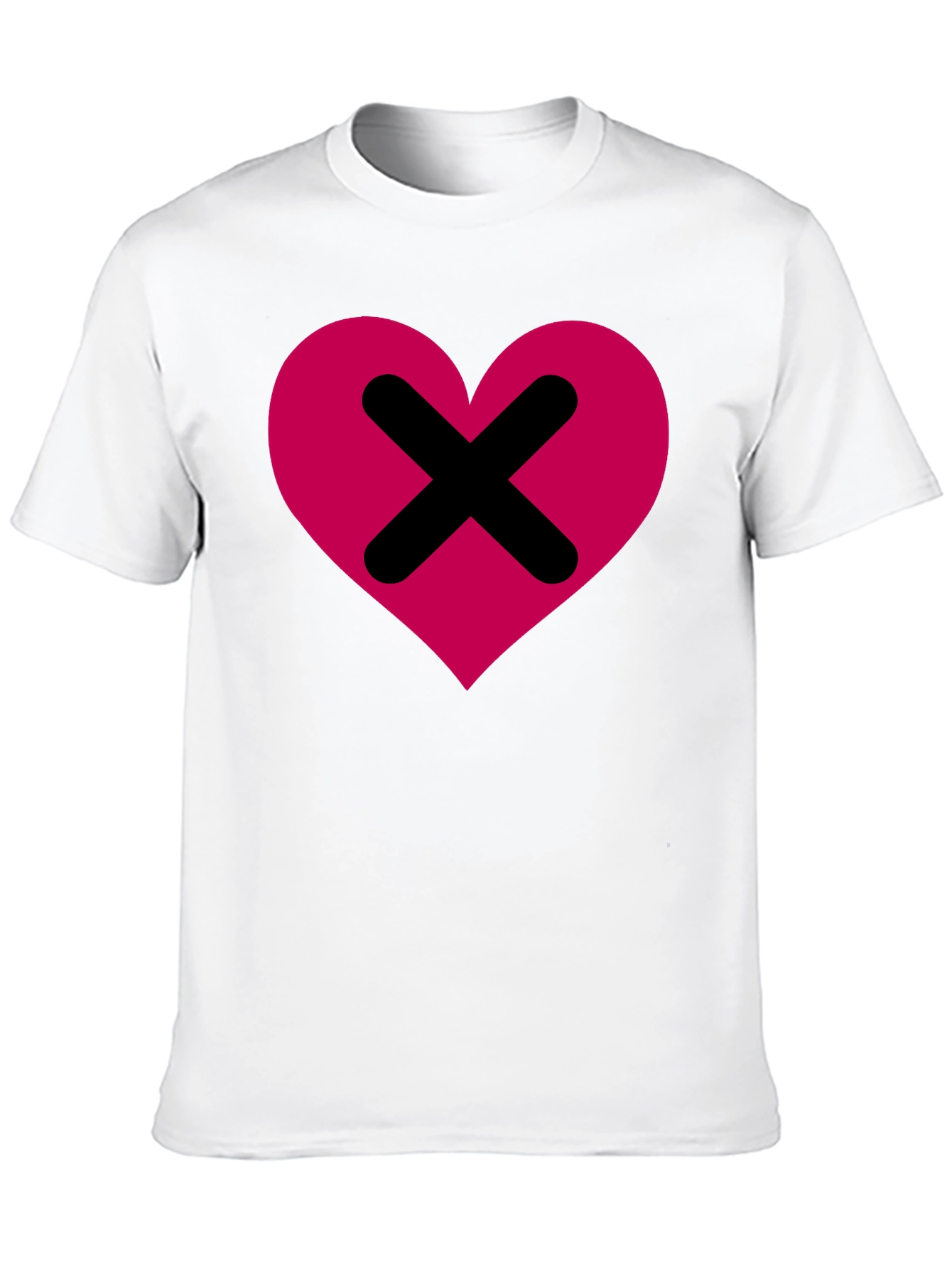 Heart X T-Shirt - Modern Streetwear Graphic Tee