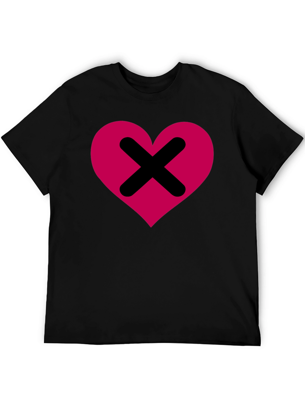 Heart X T-Shirt - Modern Streetwear Graphic Tee