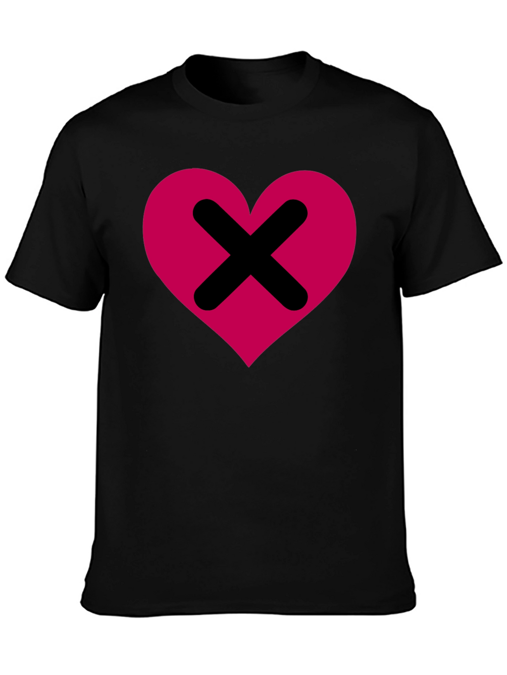 Heart X T-Shirt - Modern Streetwear Graphic Tee