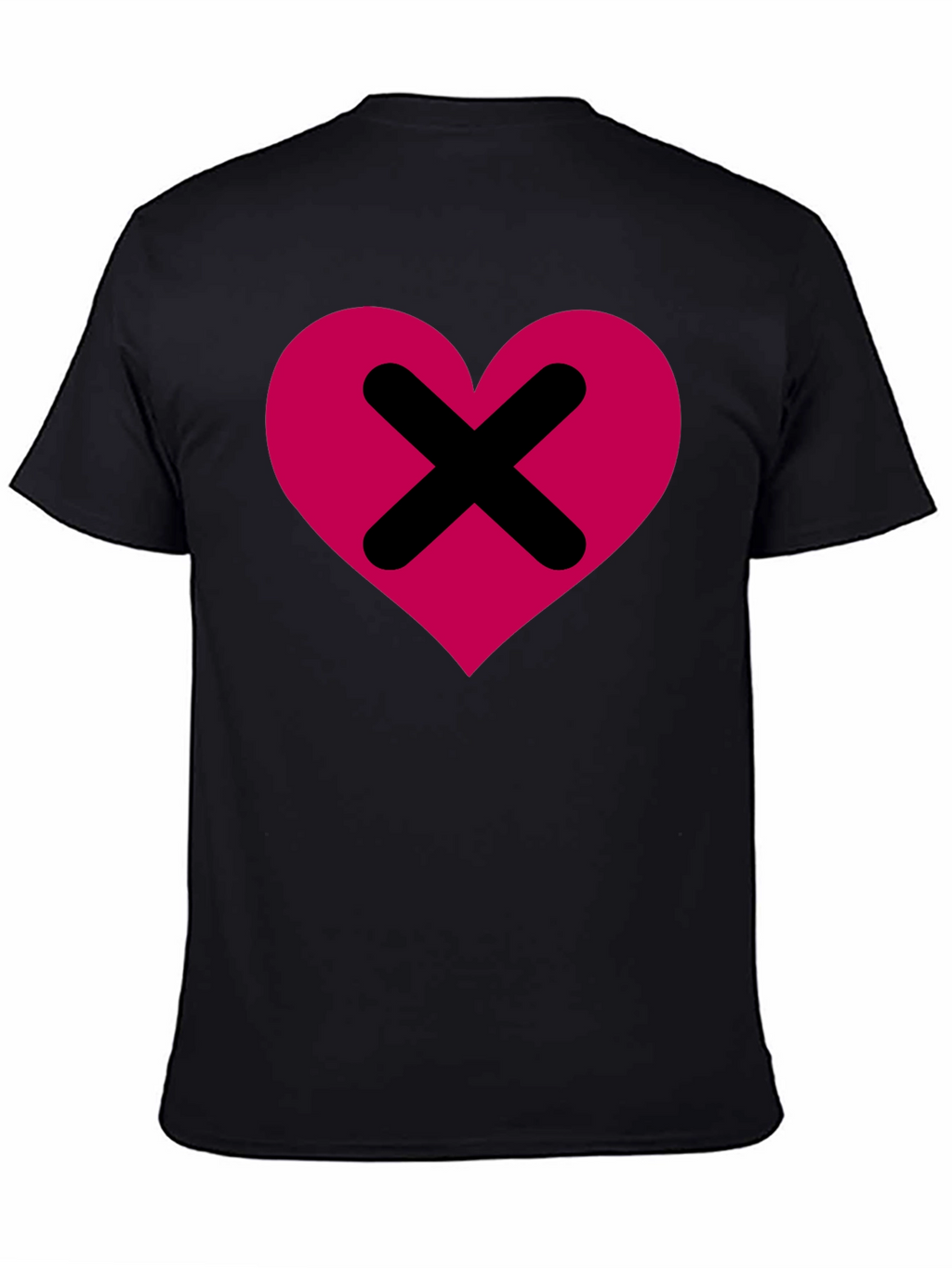 Heart X T-Shirt - Modern Streetwear Graphic Tee