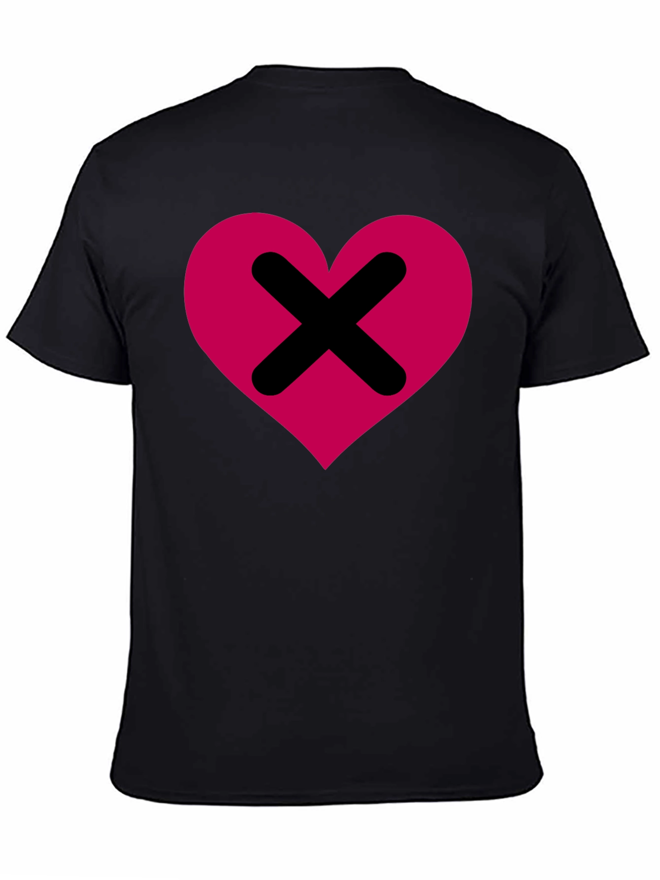 Heart X T-Shirt - Modern Streetwear Graphic Tee