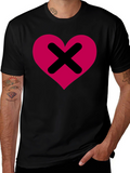 Heart X T-Shirt - Modern Streetwear Graphic Tee