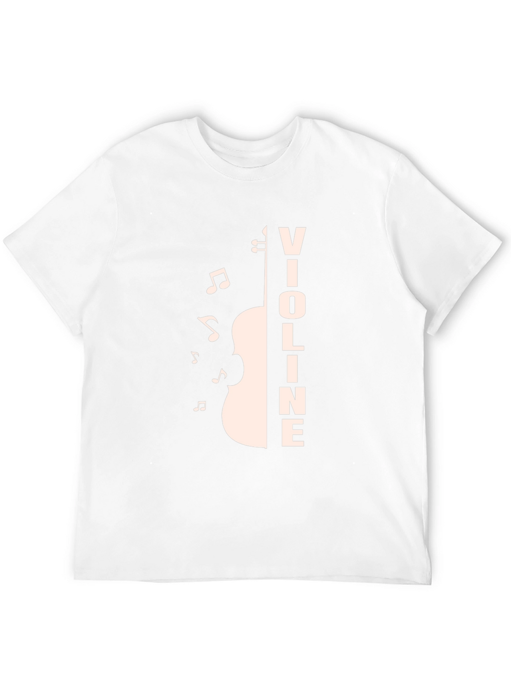 Violin Music T-Shirt - Black