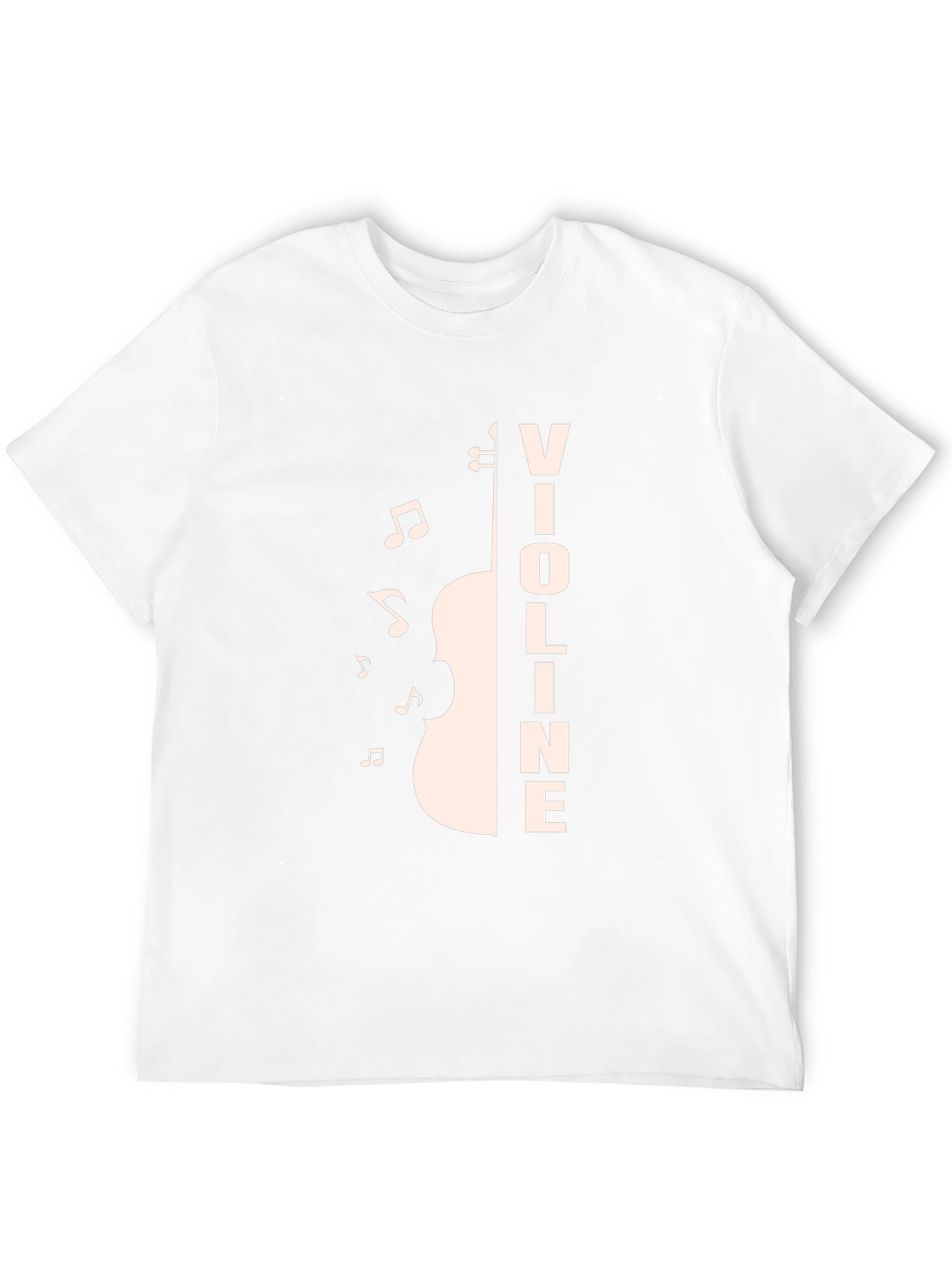 Violin Music T-Shirt - Black