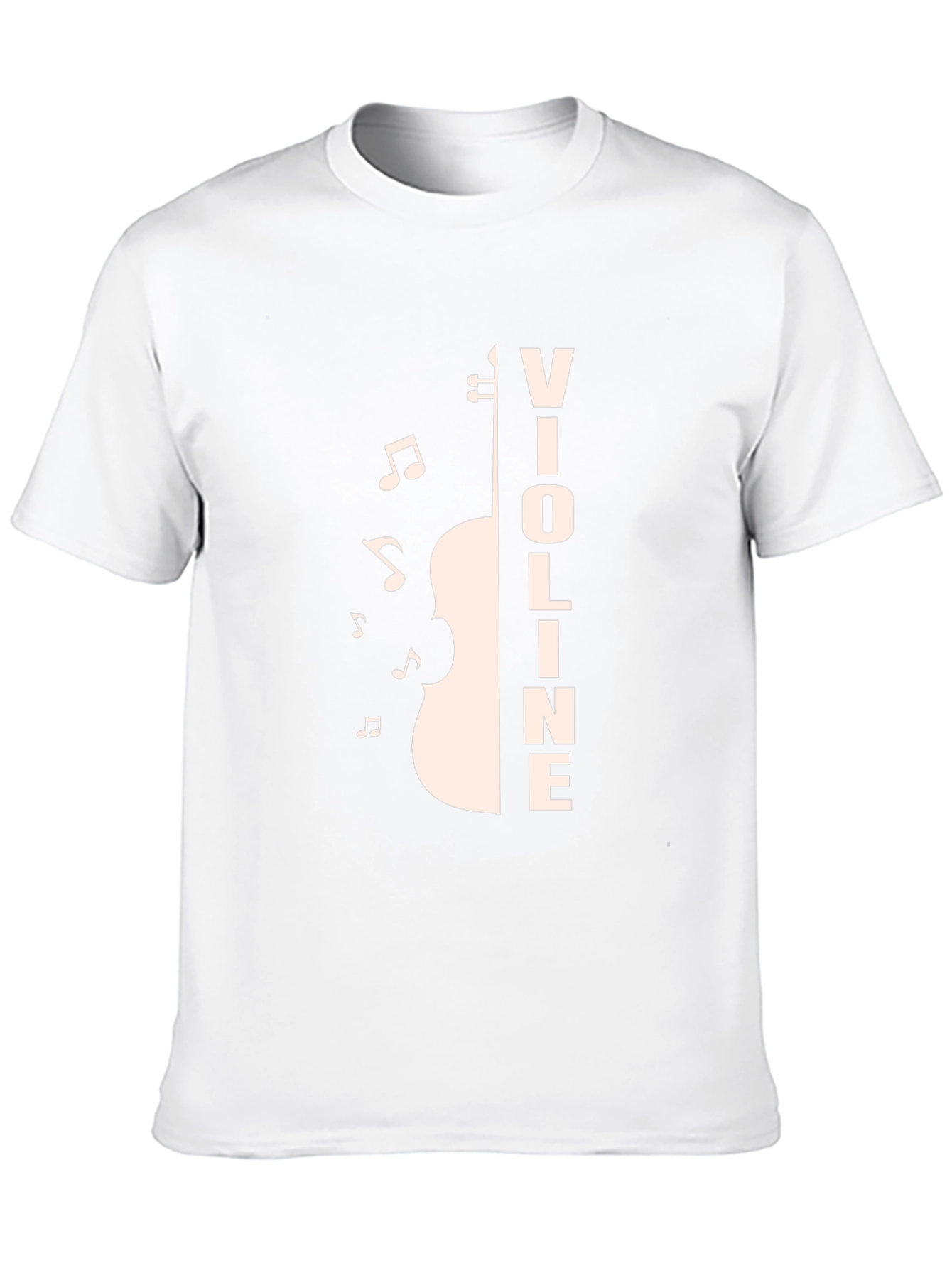 Violin Music T-Shirt - Black