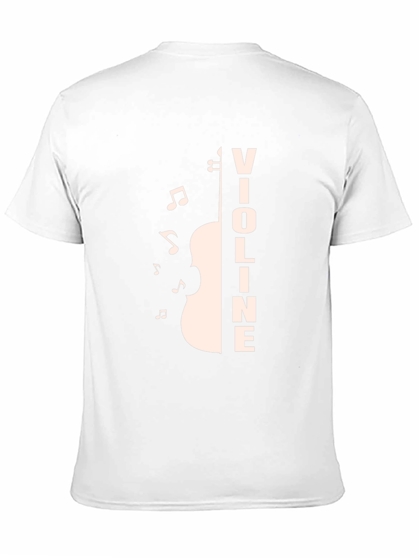 Violin Music T-Shirt - Black