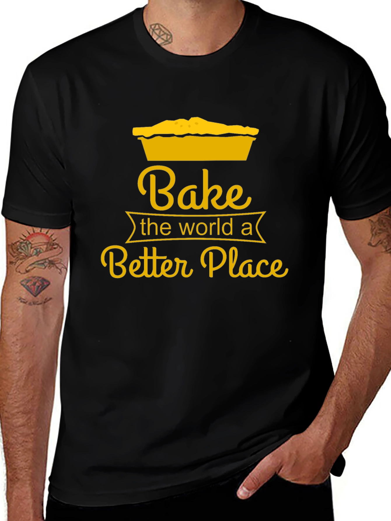 Bake the World T-Shirt - Unisex Soft Cotton Tee