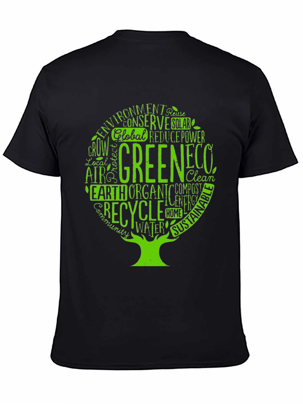 Eco-Friendly Tree Graphic T-Shirt