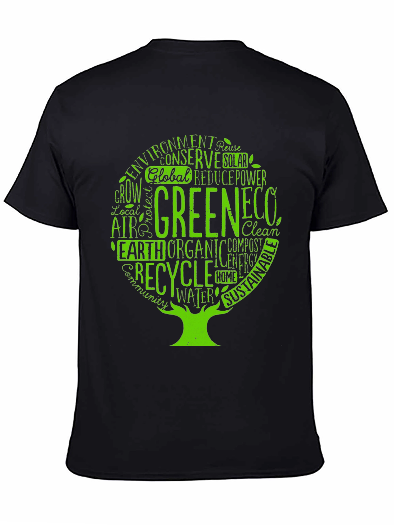 Eco-Friendly Tree Graphic T-Shirt