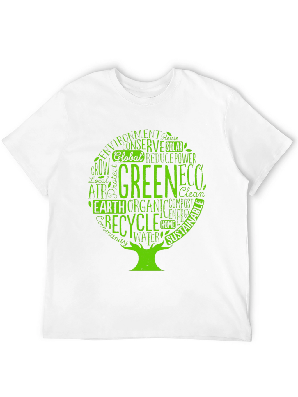 Eco-Friendly Tree Graphic T-Shirt