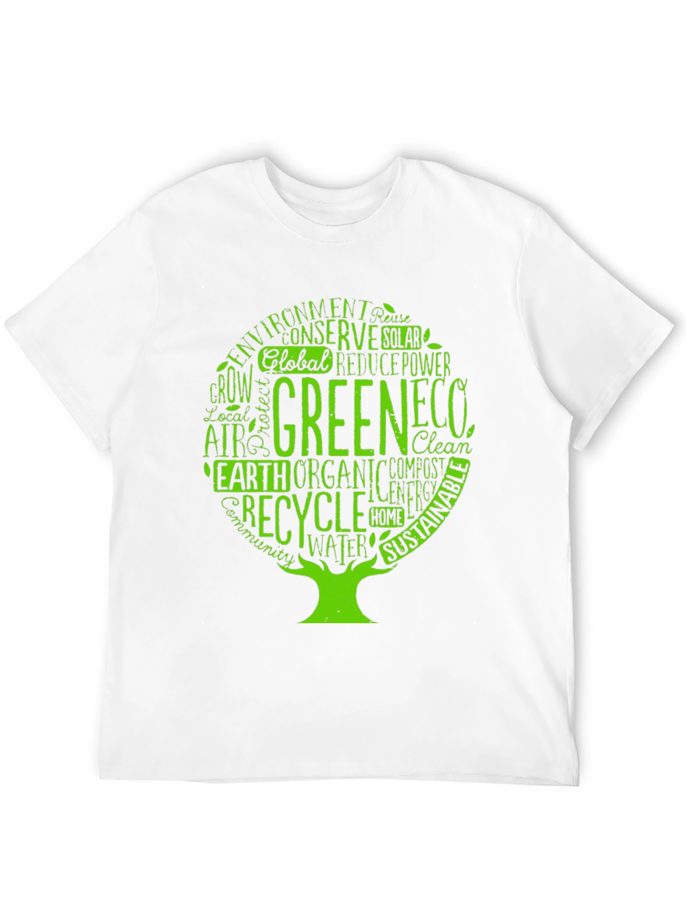 Eco-Friendly Tree Graphic T-Shirt