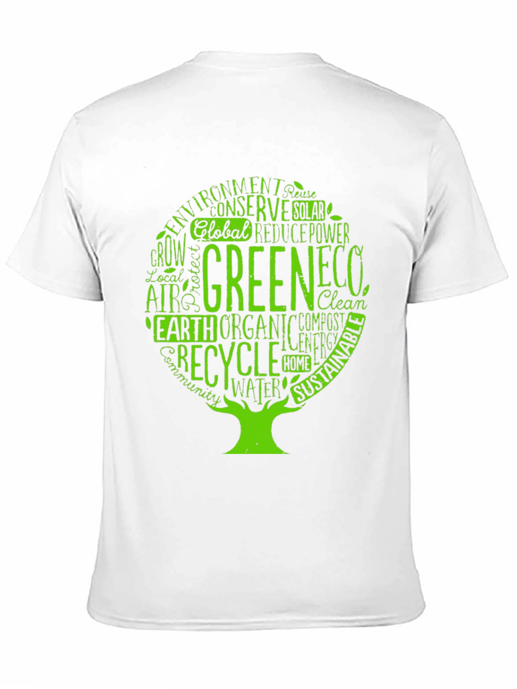 Eco-Friendly Tree Graphic T-Shirt