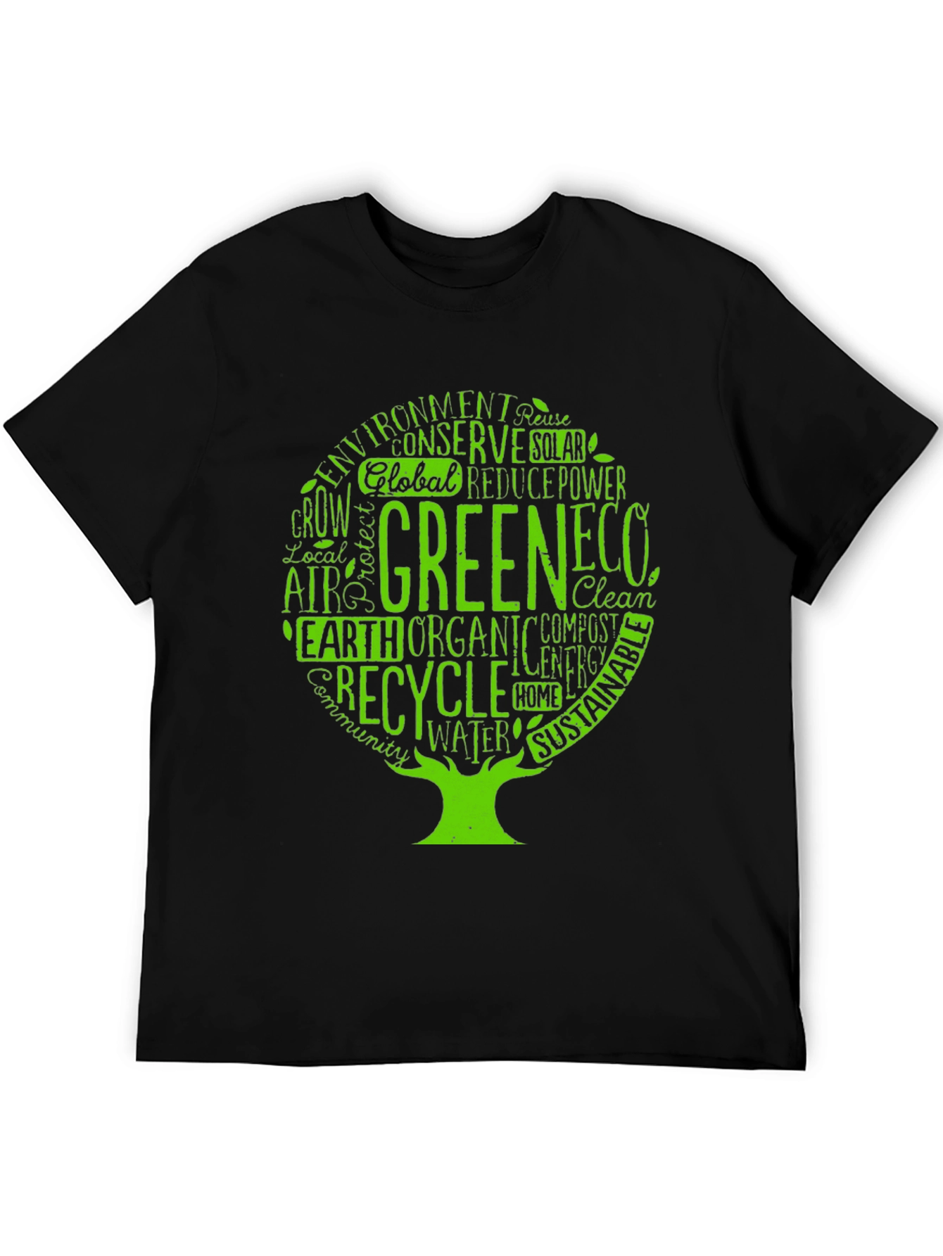Eco-Friendly Tree Graphic T-Shirt