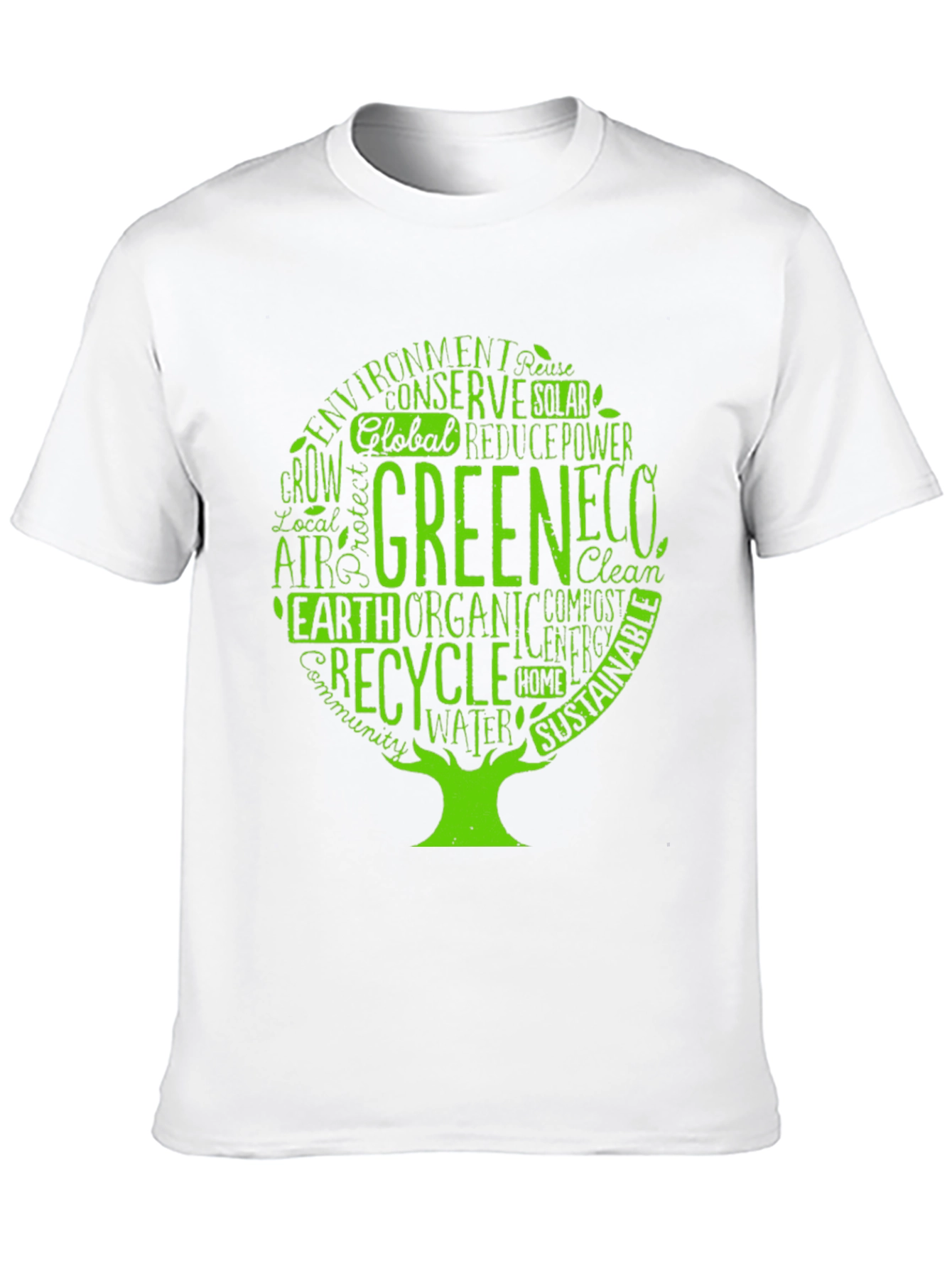 Eco-Friendly Tree Graphic T-Shirt