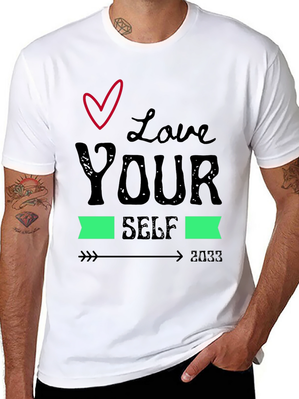 Love Yourself 2033 Graphic T-Shirt
