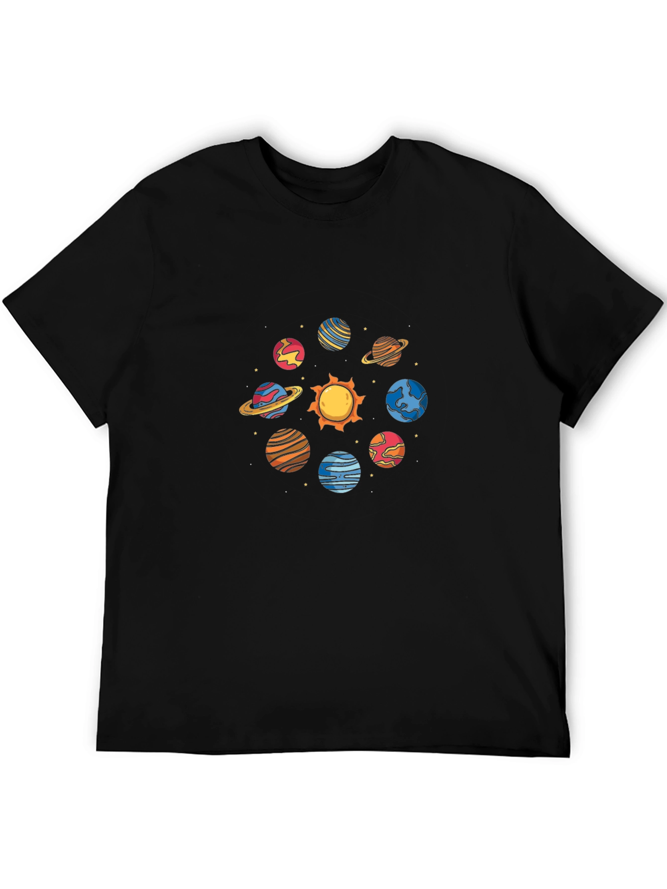 Solar System Planets Graphic T-Shirt
