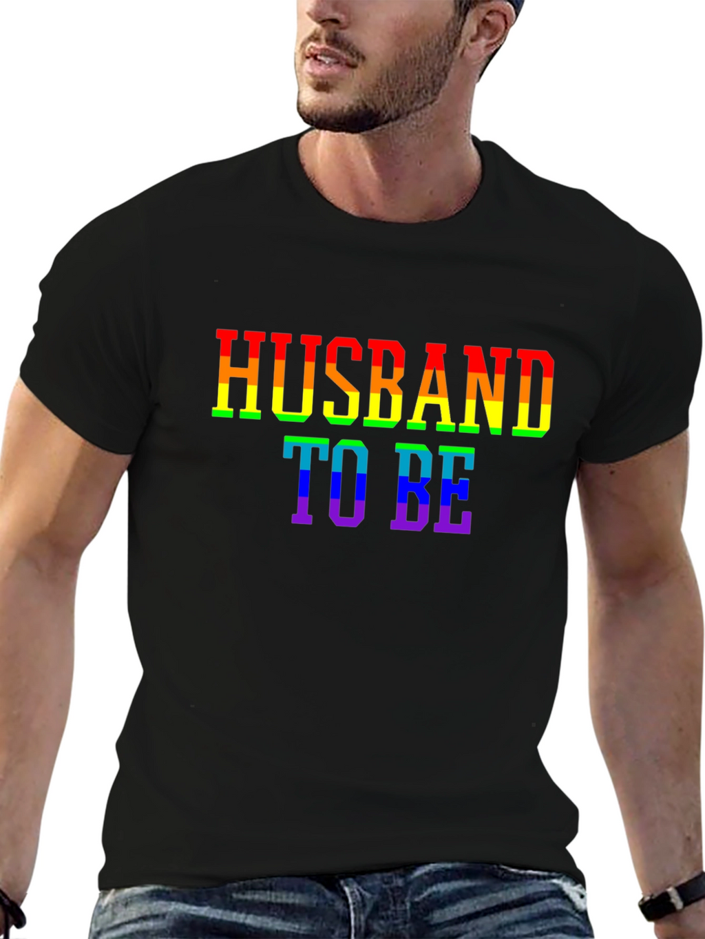 Husband To Be LGBTQ Pride Graphic Tee