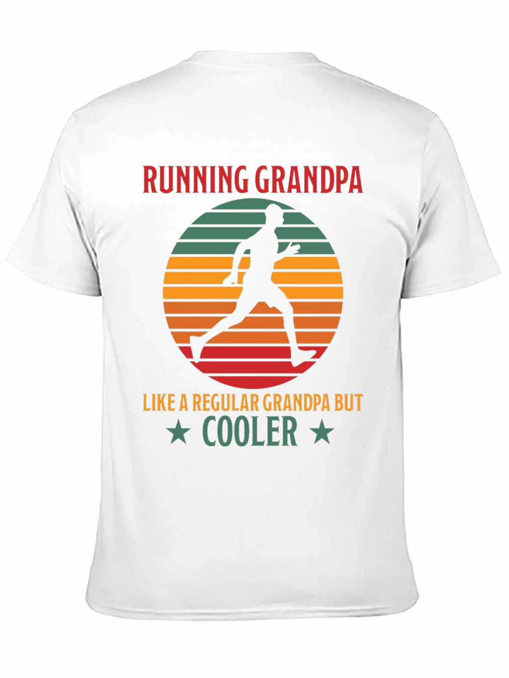 Running Grandpa T-Shirt - Cool Grandpa Gift