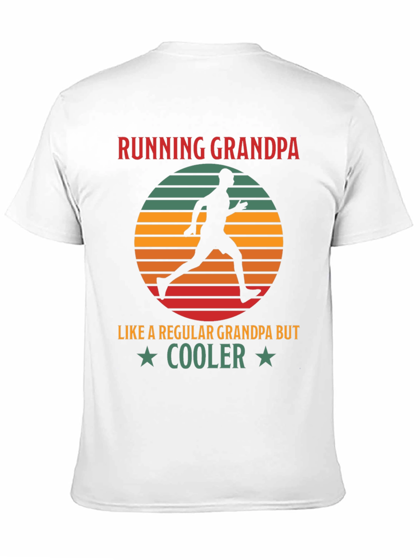 Running Grandpa T-Shirt - Cool Grandpa Gift