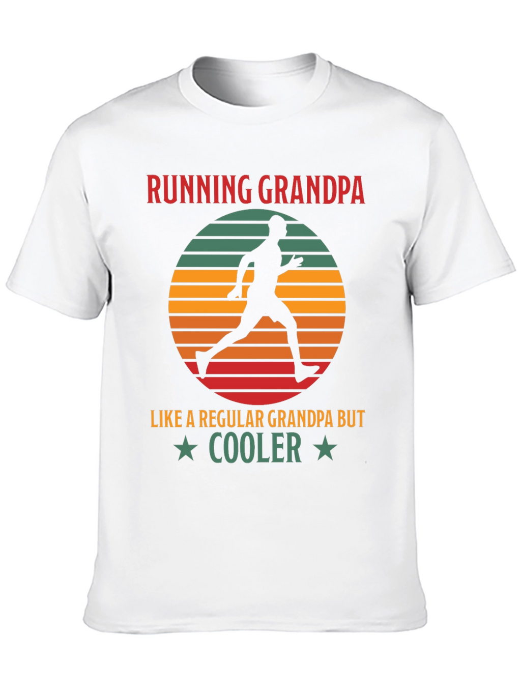 Running Grandpa T-Shirt - Cool Grandpa Gift
