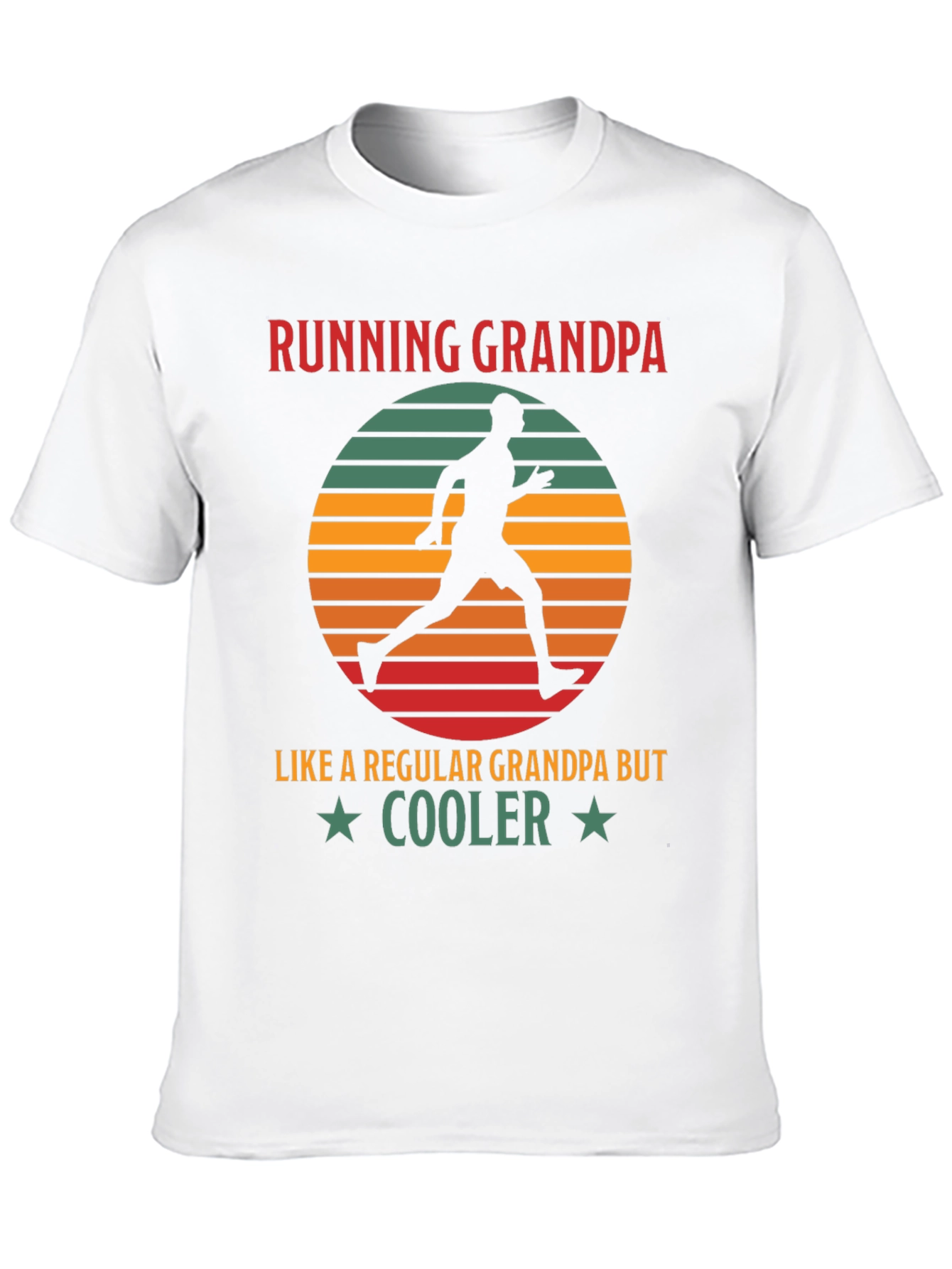 Running Grandpa T-Shirt - Cool Grandpa Gift