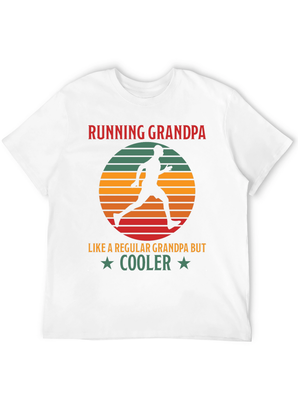 Running Grandpa T-Shirt - Cool Grandpa Gift
