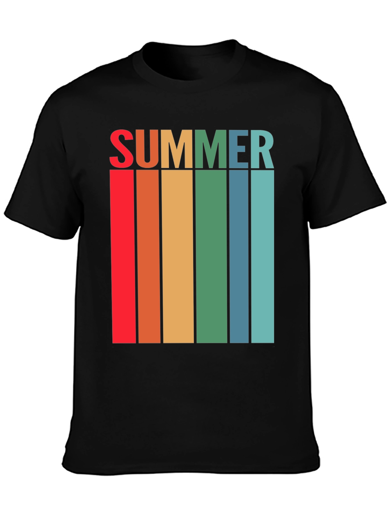 Retro Summer Striped T-Shirt - Vintage Style