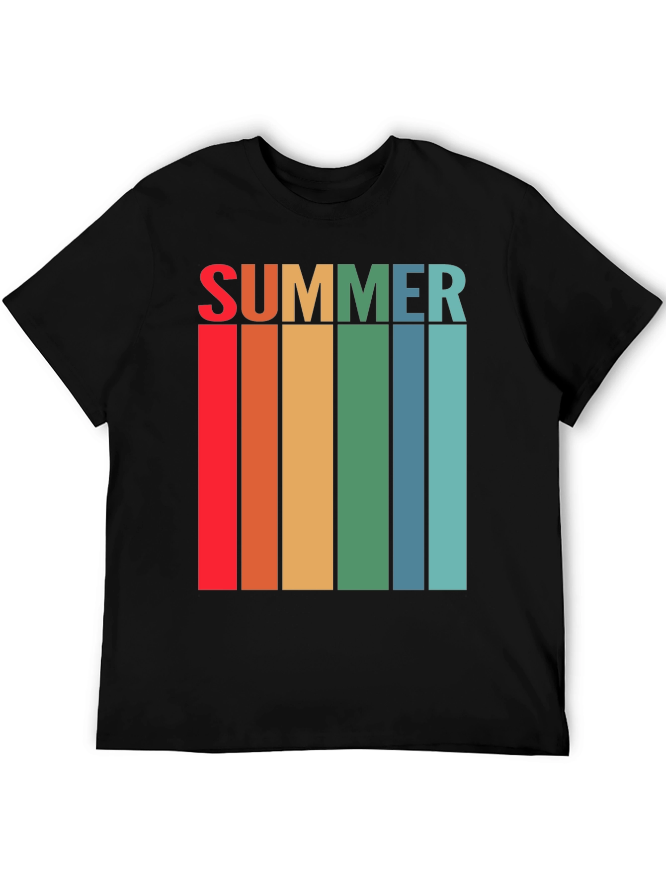 Retro Summer Striped T-Shirt - Vintage Style