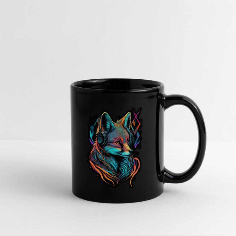 Neon Fuchs 80er Festival Nerd Hipster Fox Musik