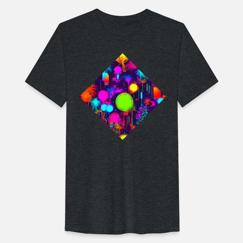 Neon Style Color Electro Rave Party