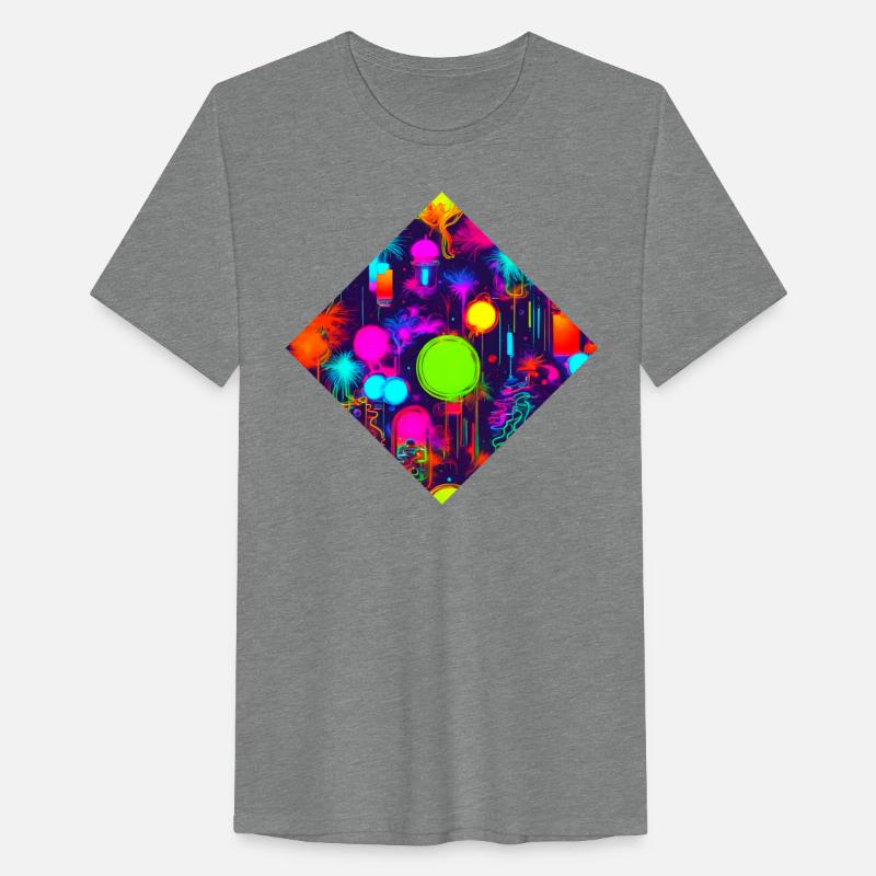 Neon Style Color Electro Rave Party