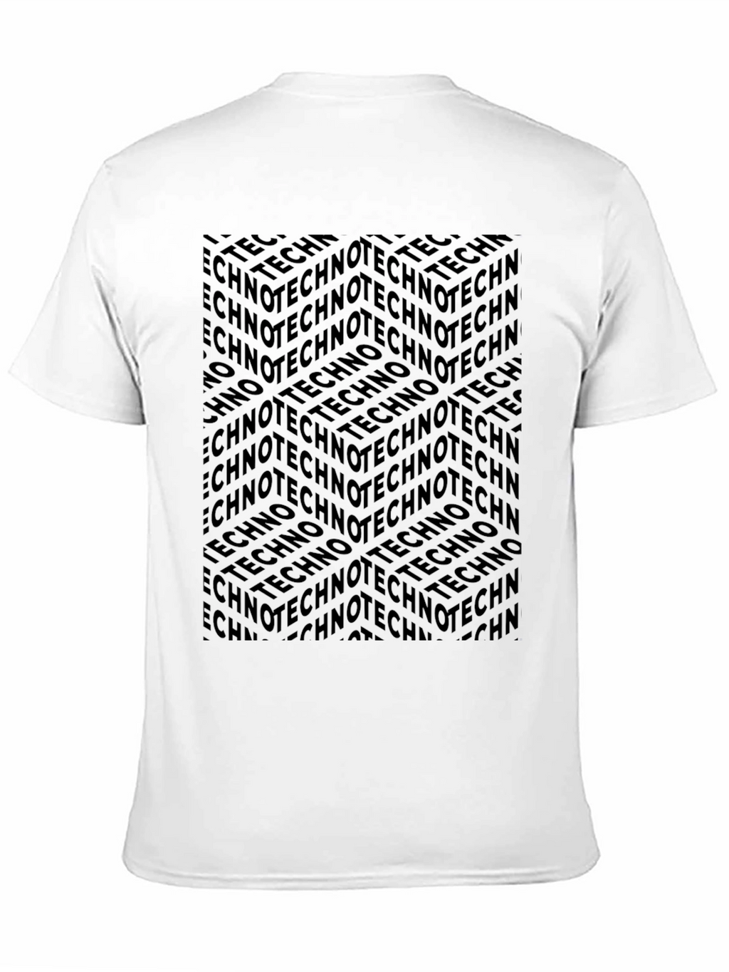 Techno Print T-Shirt - Bold & Unique Design