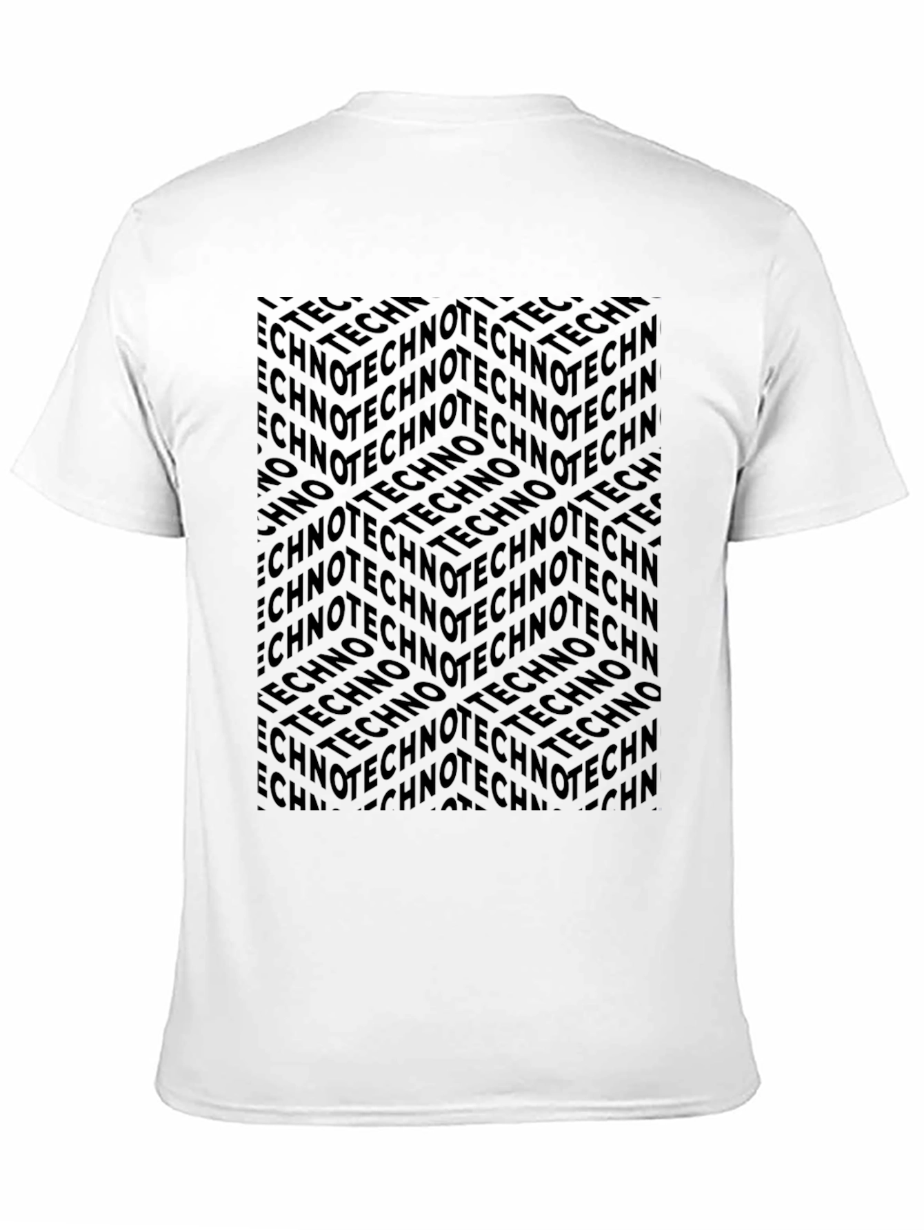 Techno Print T-Shirt - Bold & Unique Design