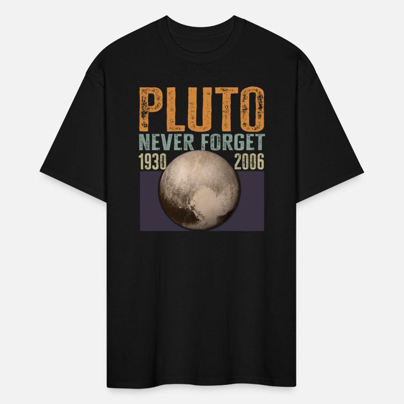 Never Forget Pluto Design Retro Style Funny Space