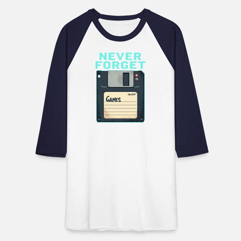 Never Forget Retro Floppy Disk Design