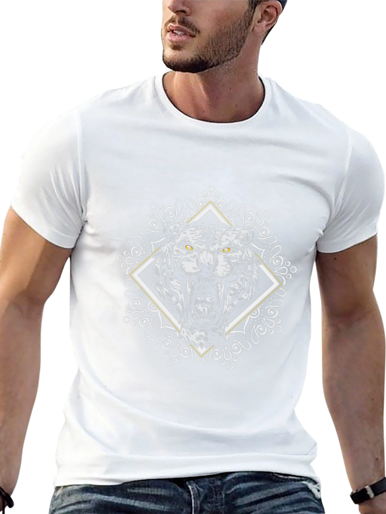 Tiger Graphic Black T-Shirt: Fierce Style